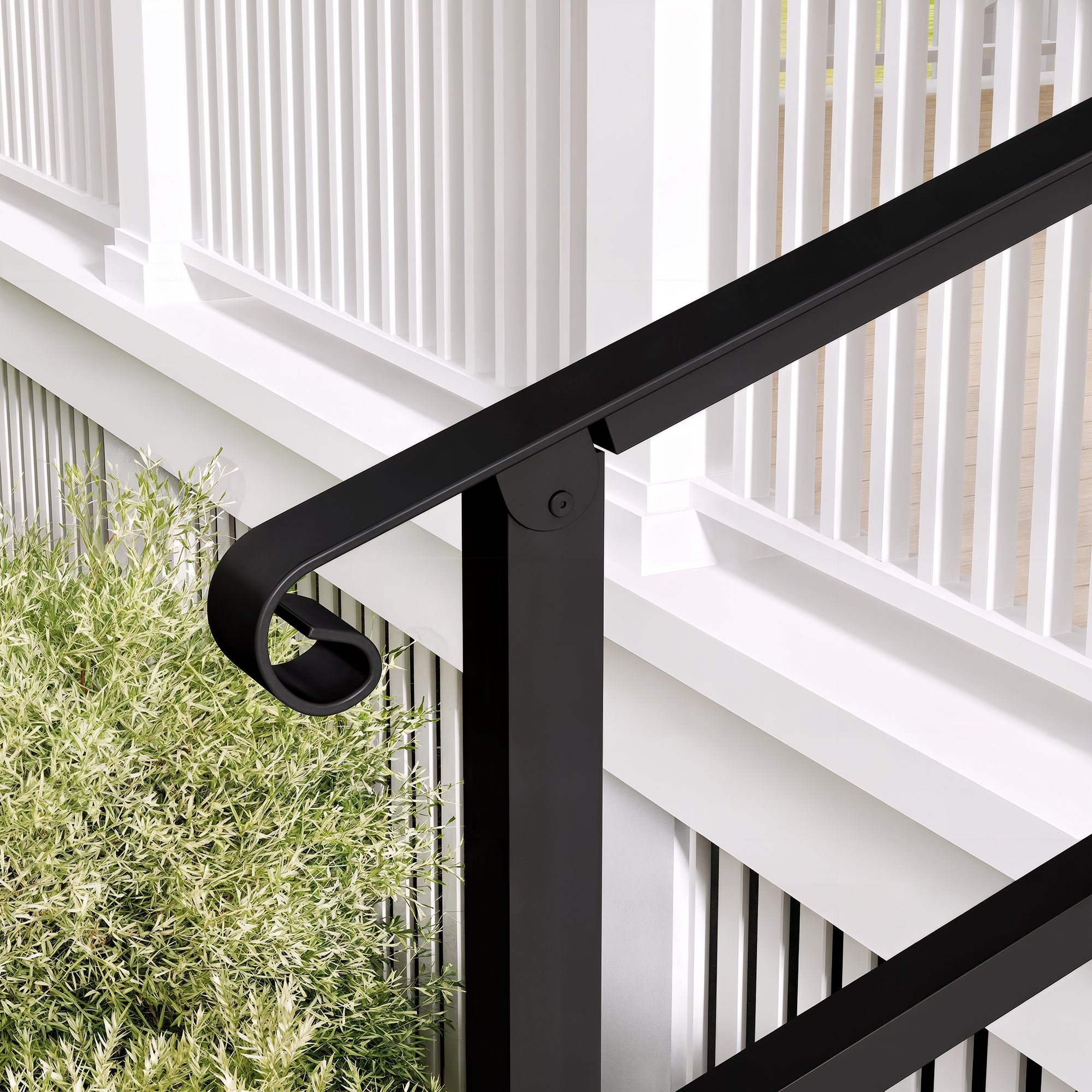 Stair Railing Kit Handrail Flexible Outdoor Deck Hand Rail