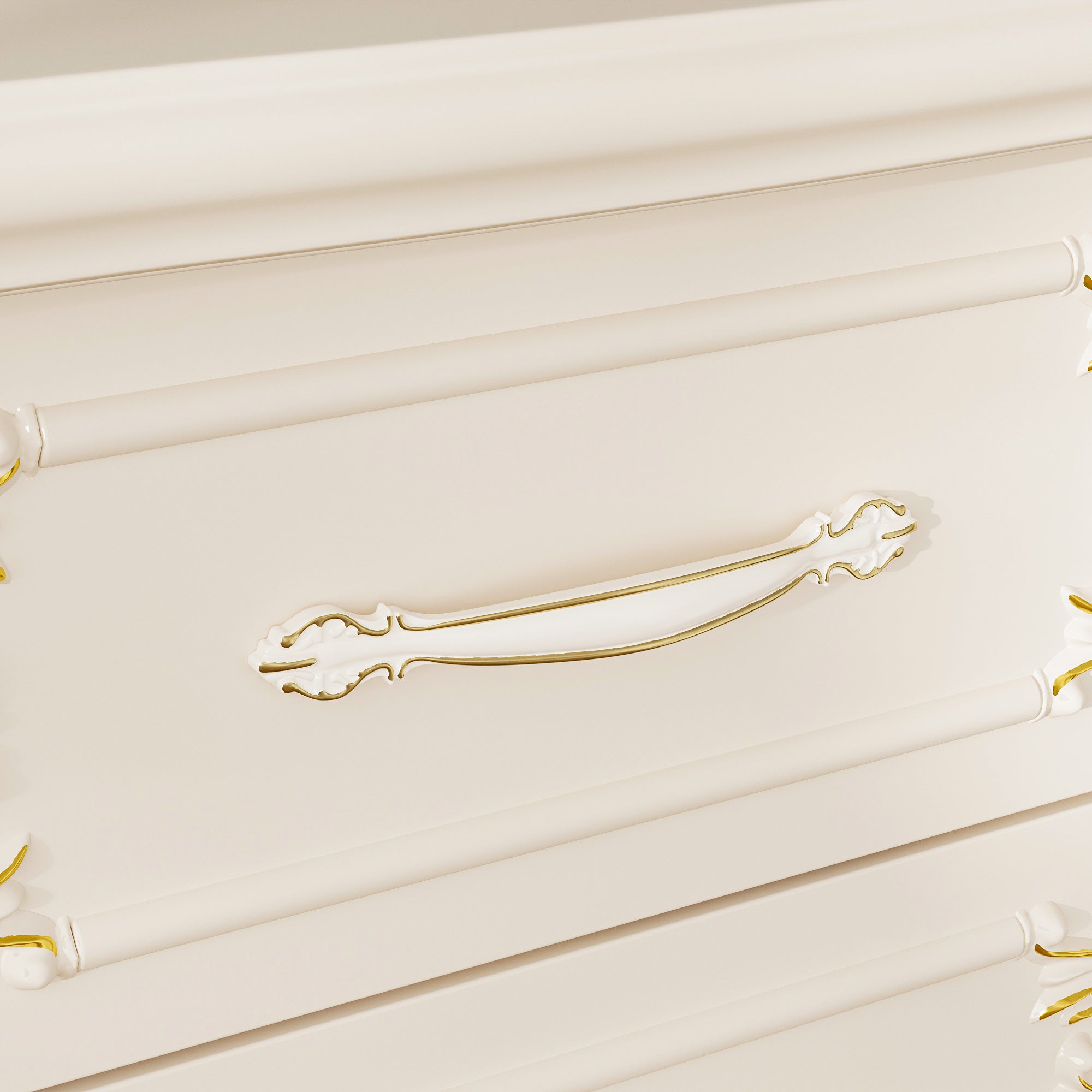 Elegent Nightstand With 2 Drawers