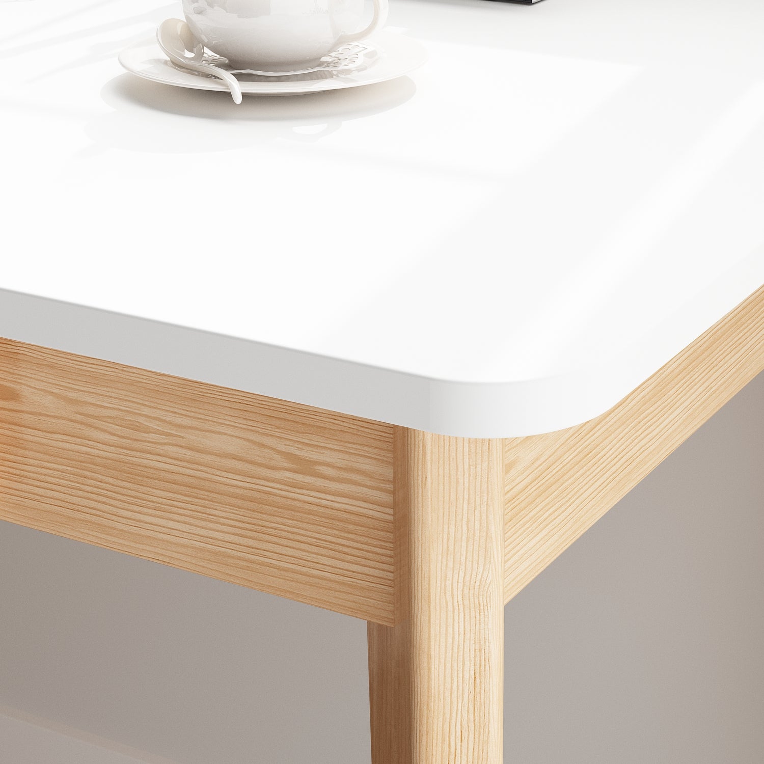 #Color_White&Light brown