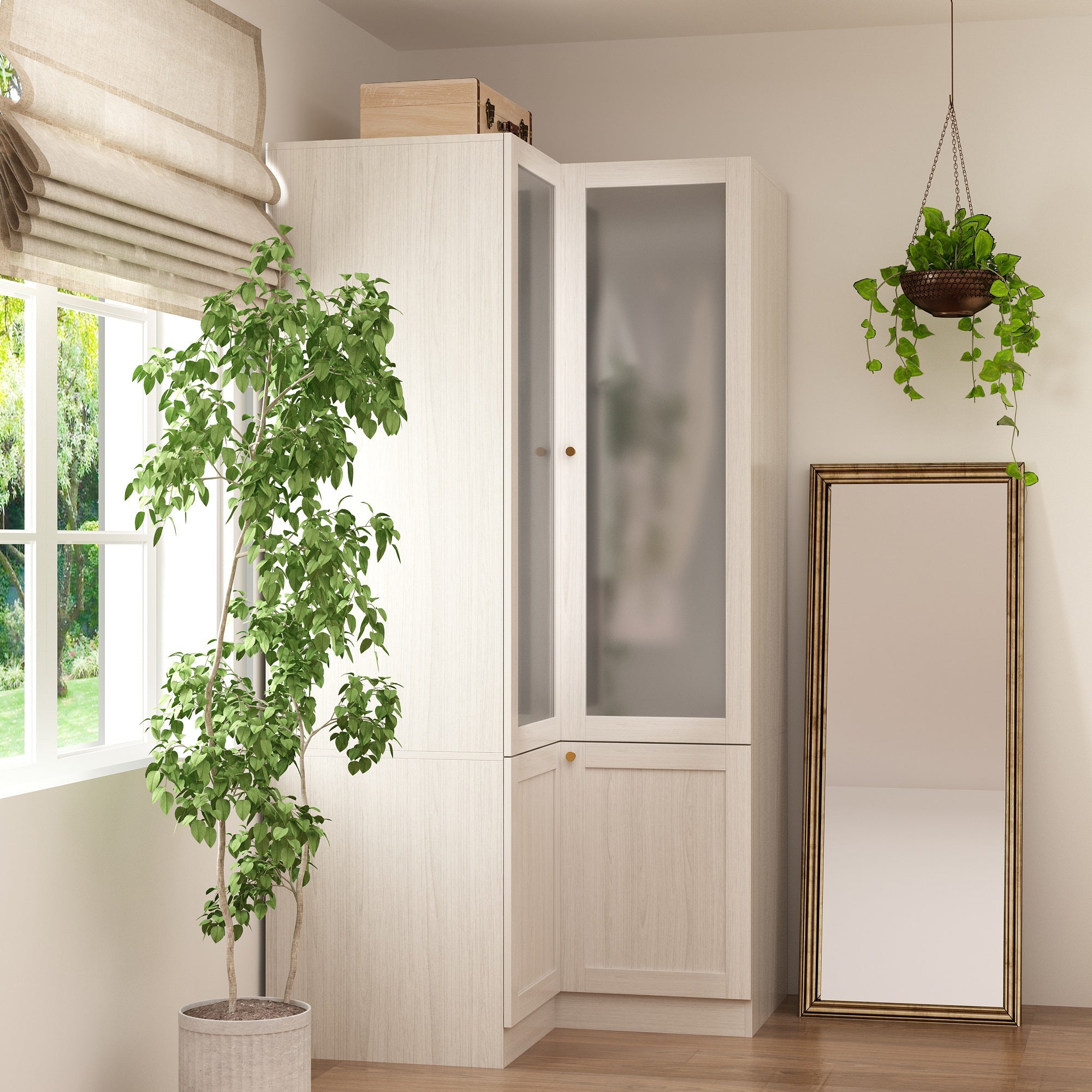 Solid + Manufactured Wood Armoire