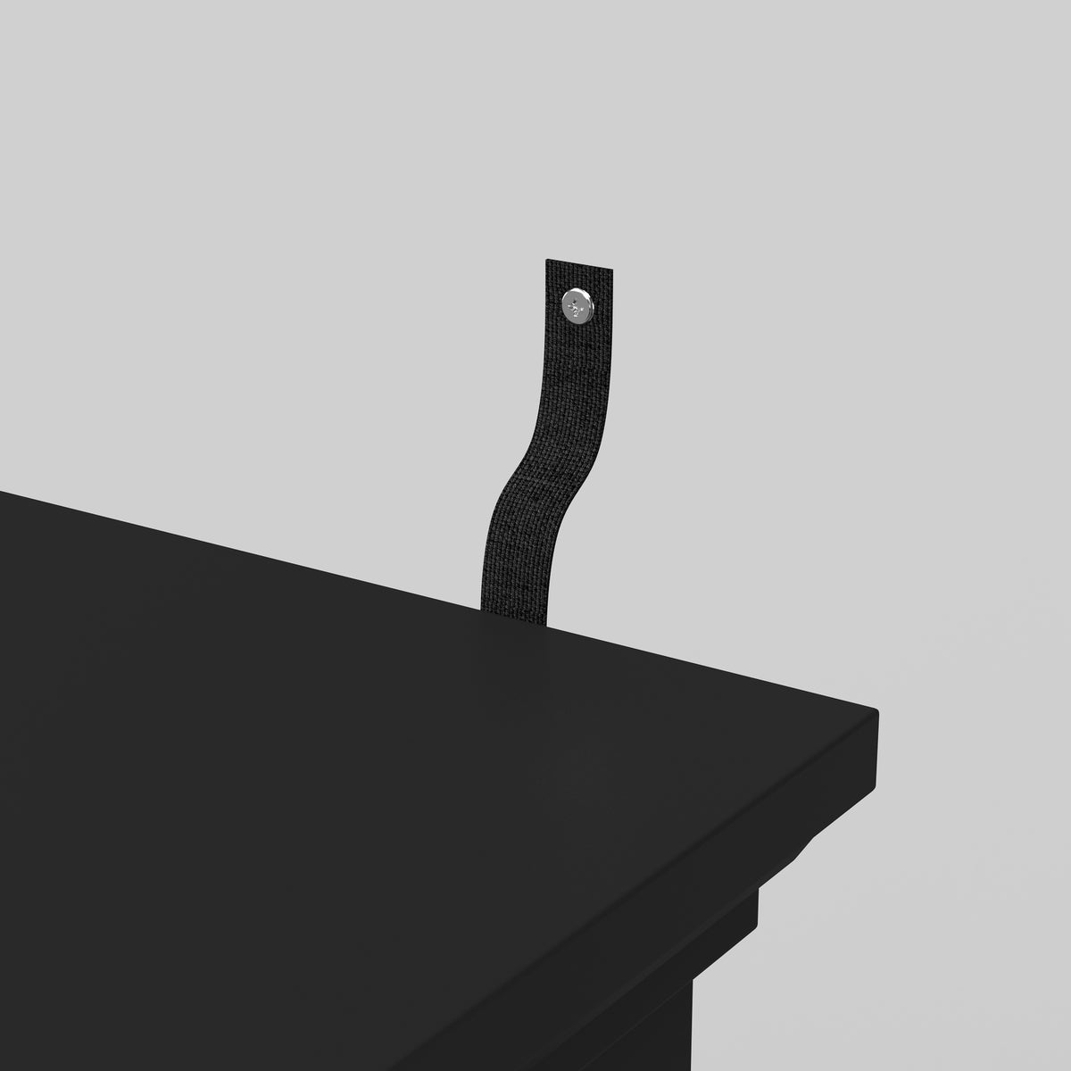 Modern Deodorizing Trash Can in Black  