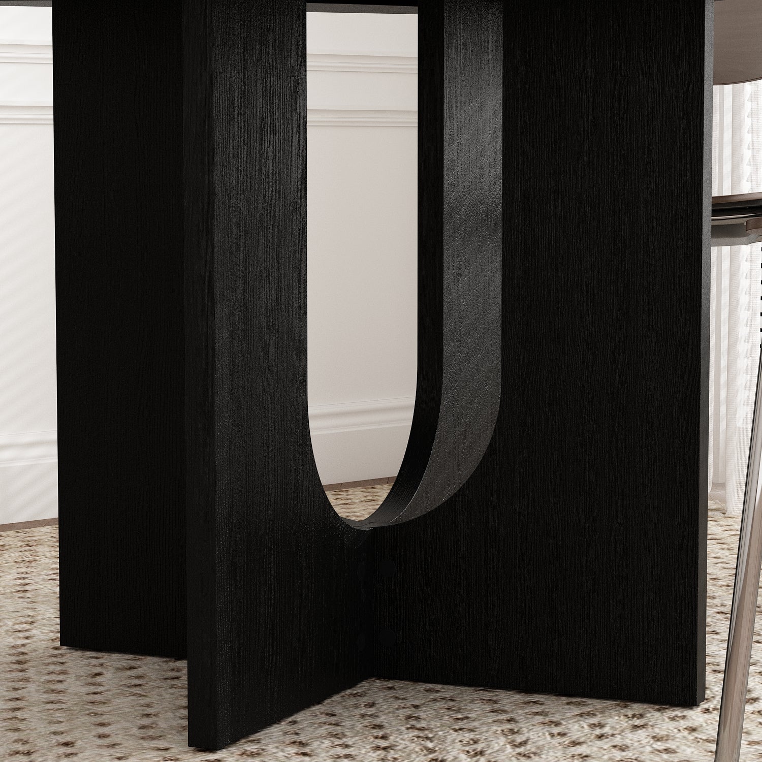 47.2" Round Folding Dining Table