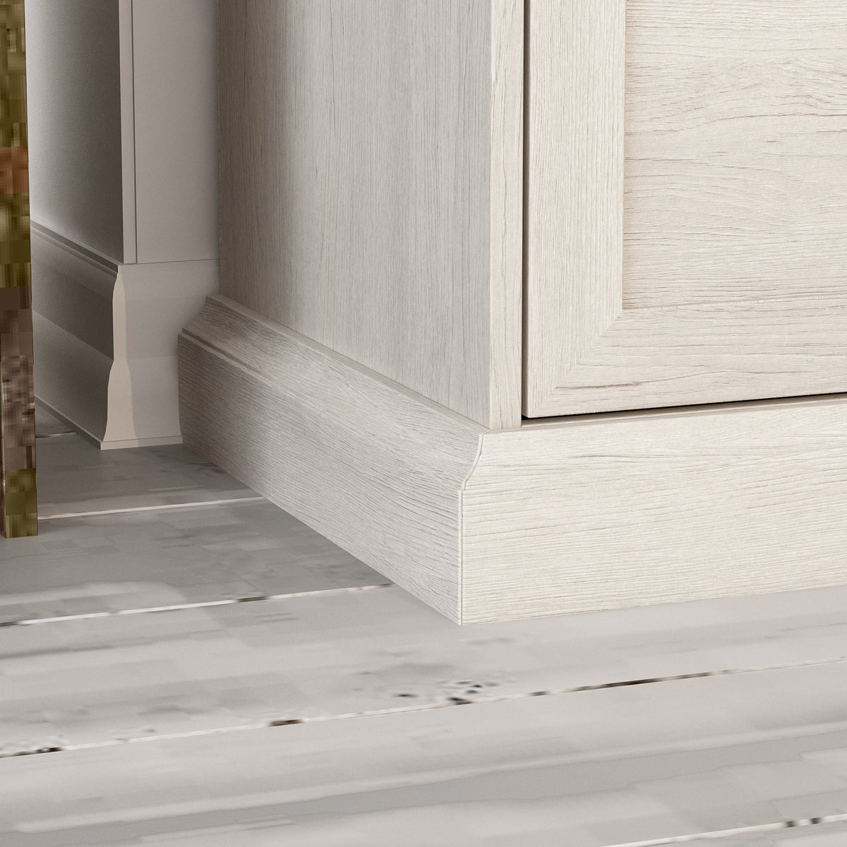 70.9" Modern White/Gray Dresser with 9 Drawers