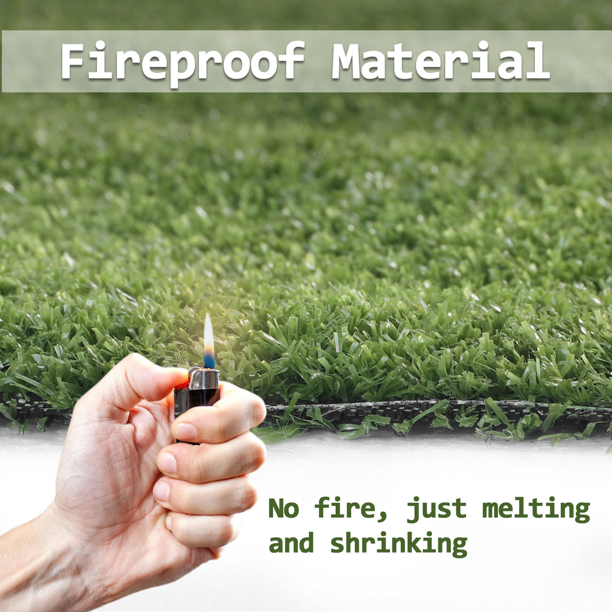 118" Artificial Grass Turf Mat for Indoor Outdoor Garden and Pets