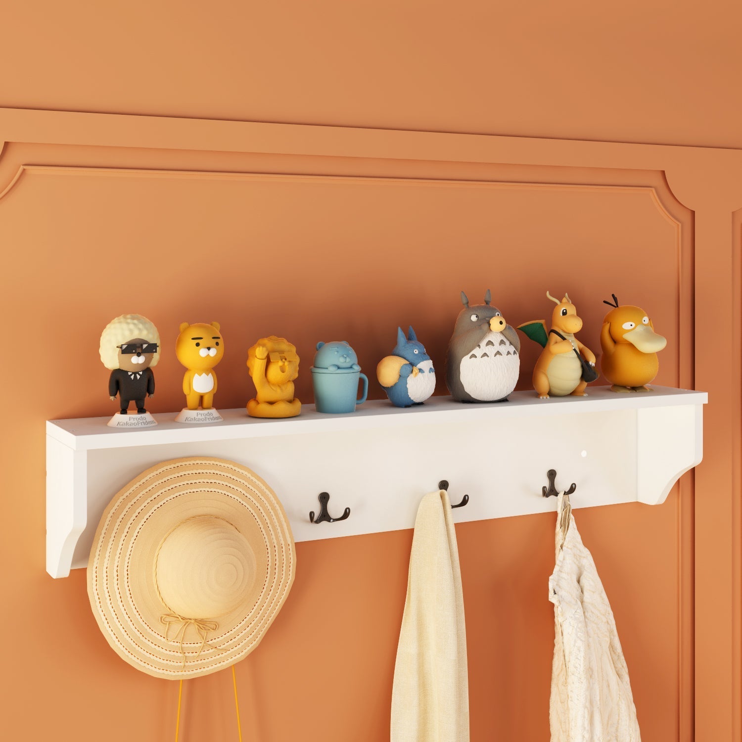 Hall Tree Shelf Rack Shoe Storage Coat Organizer Cabinet for Entryway in Combination