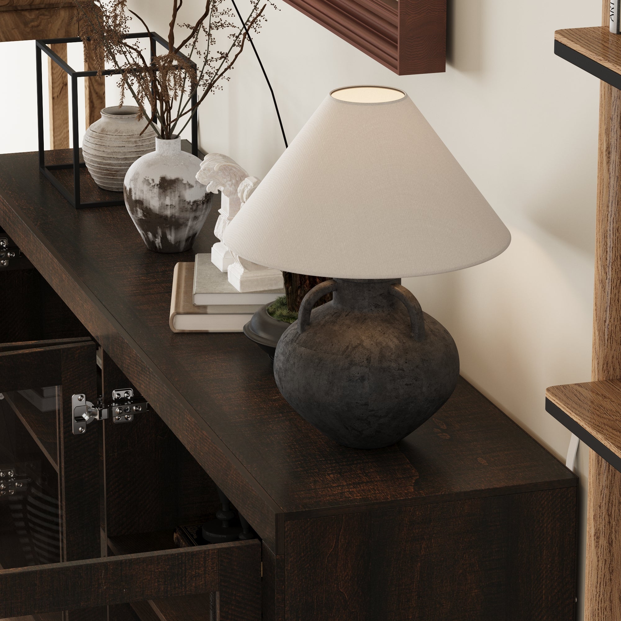 4-Door Sideboard With Strong Storage