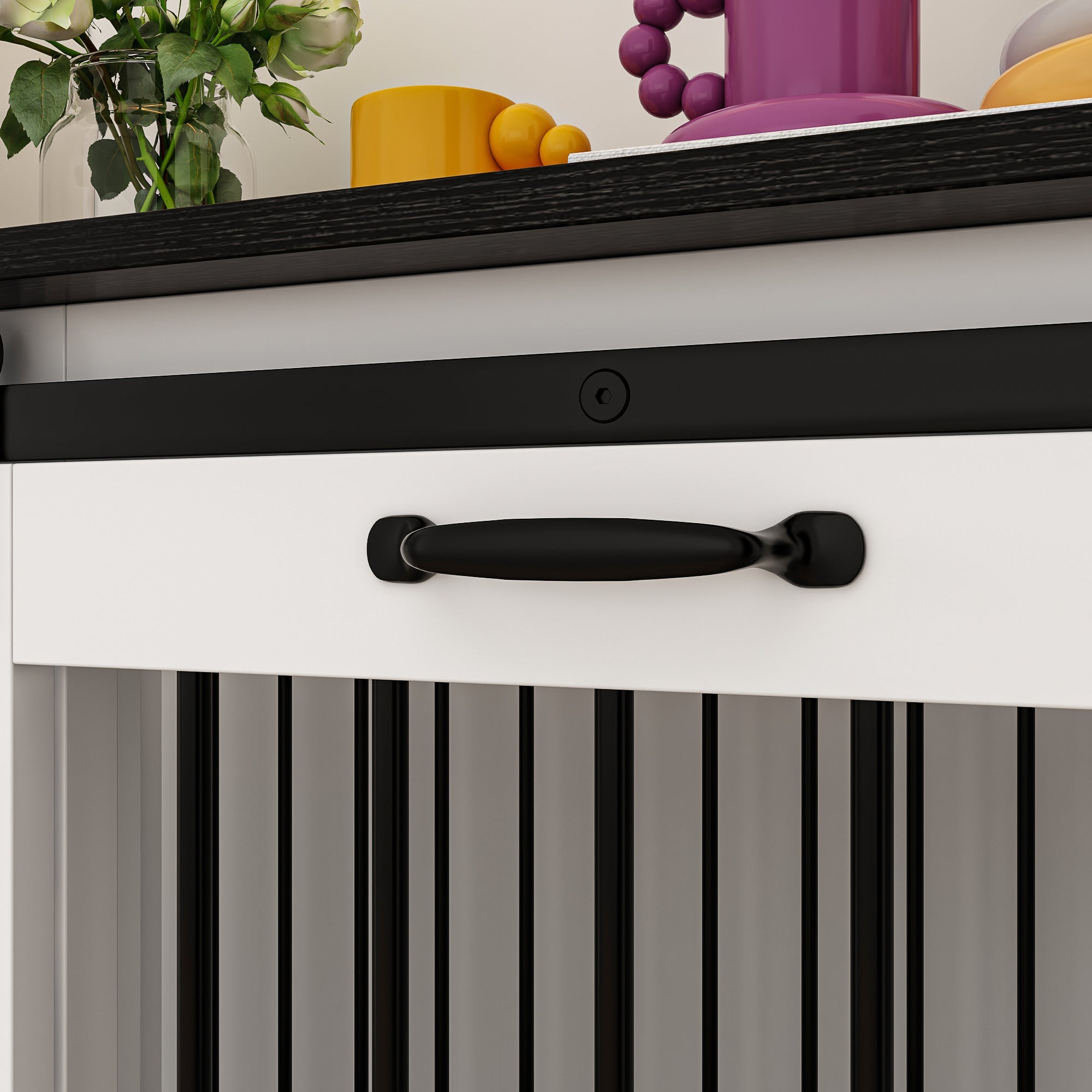 Barn Door Dog Crate with Lock