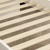 Platform Storage Queen Bed with Storage Headboard and 2 Drawers