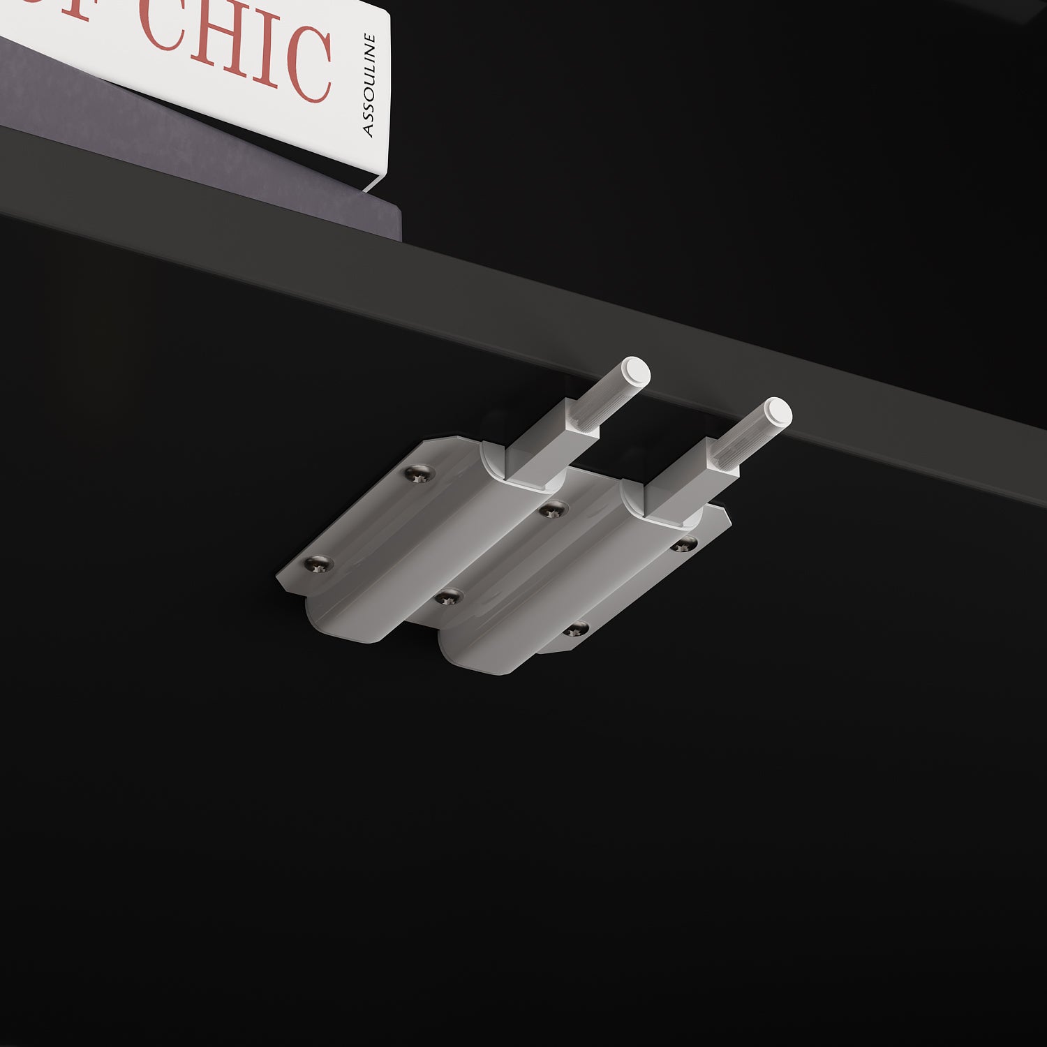 78.7'' H x 63'' W Bookcase with Glass Doors & 3-Color Changing Lights