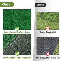 118" Natural Green Artificial Grass Turf Panels