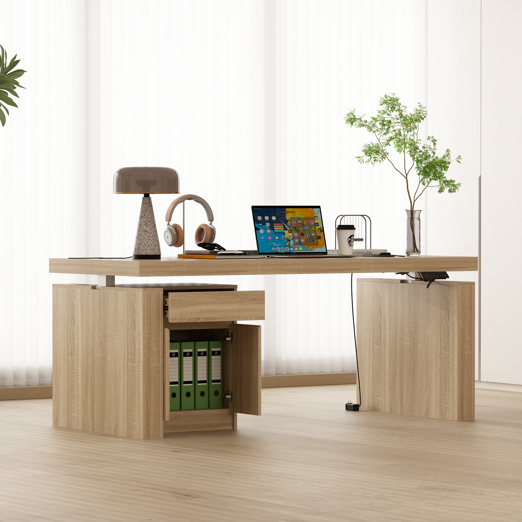 71'' W Height Adjustable Standing Desk