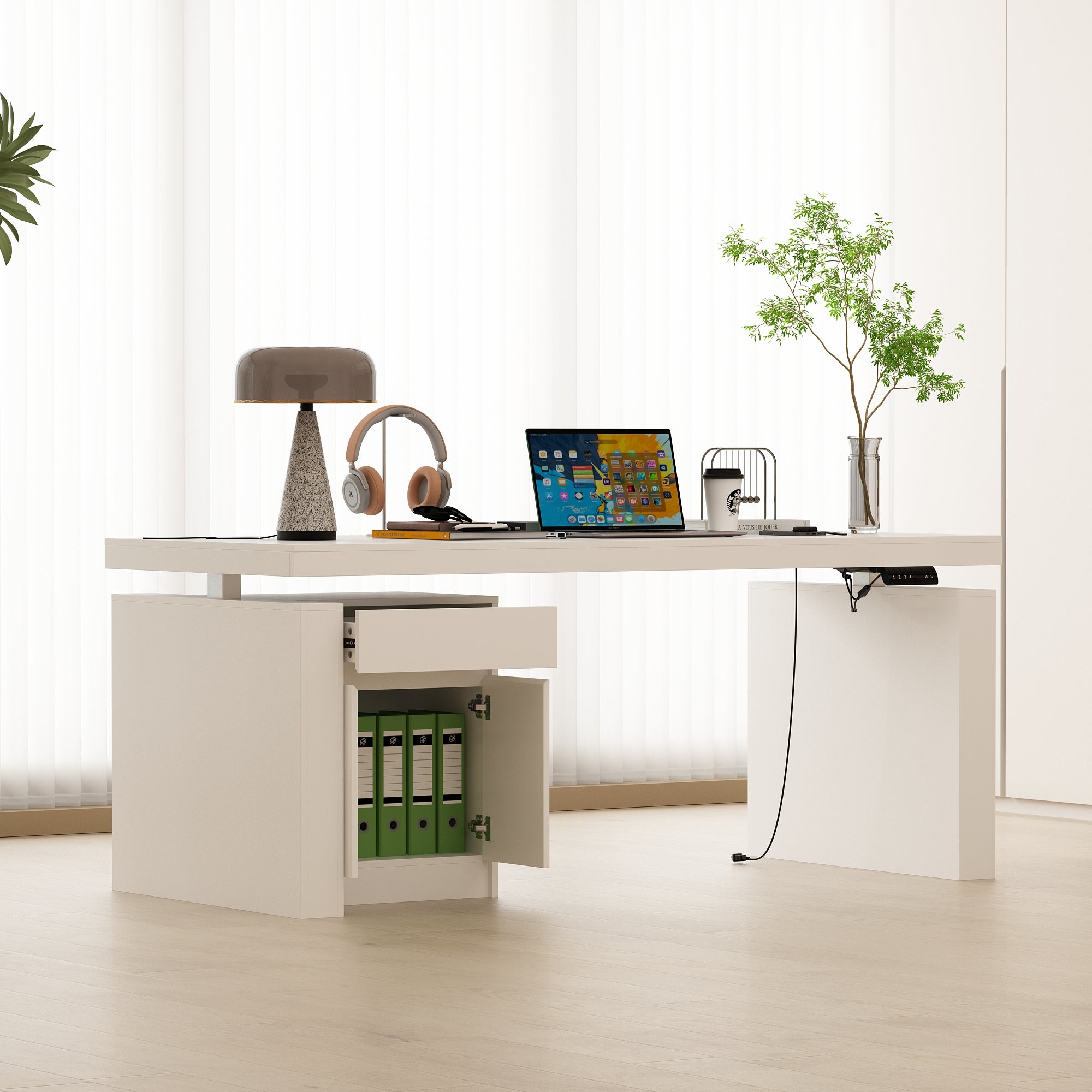 71'' W Height Adjustable Standing Desk