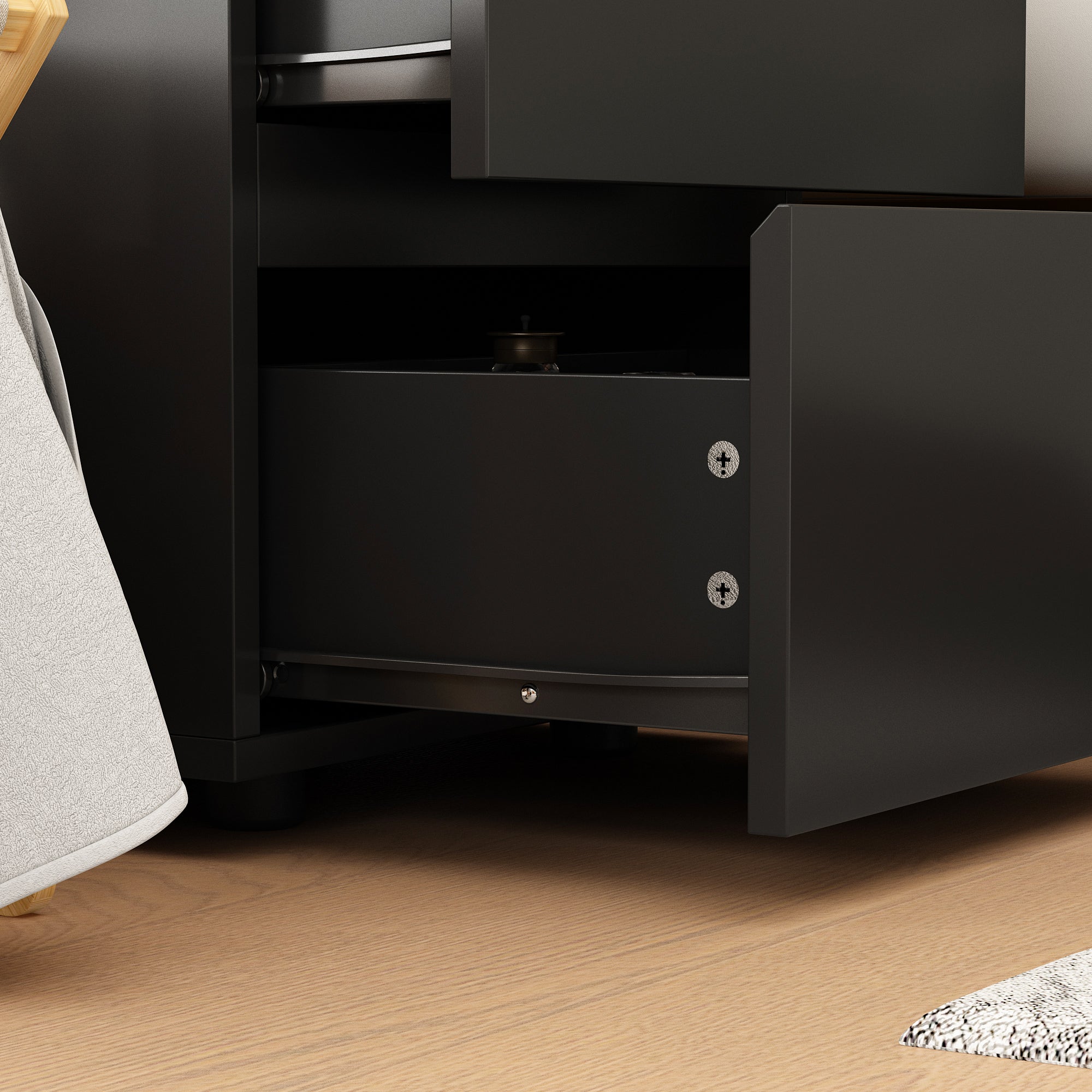 2-Drawer Chest Dresser Sideboard Night Table in Bedroom