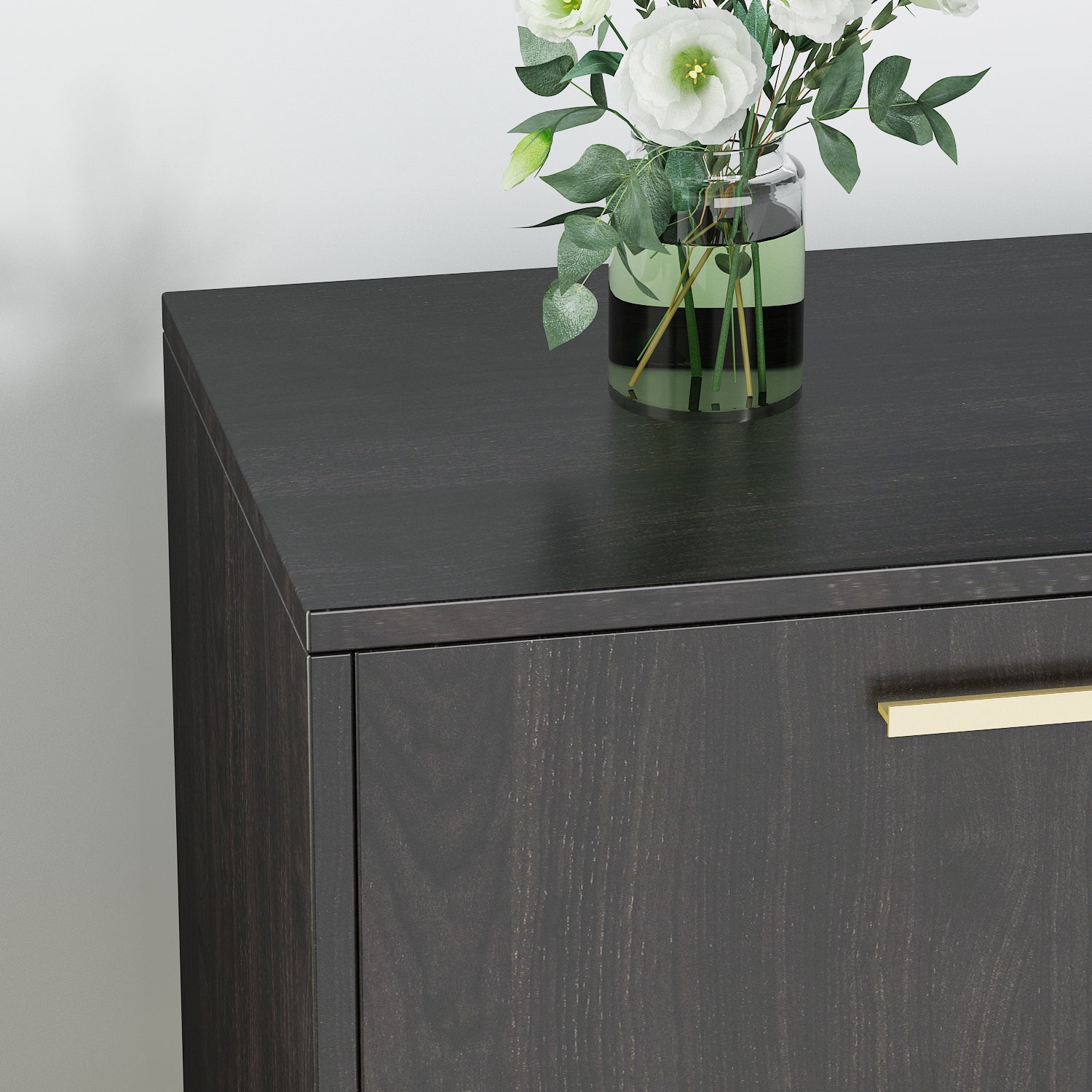 Morden TV Stand Storage Media Console Entertainment Center with Storage