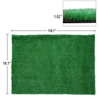 118" Natural Green Artificial Grass Turf Panels