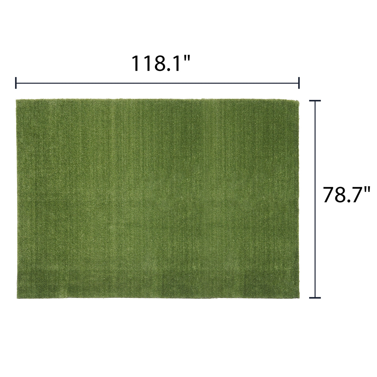 118" Artificial Grass Turf Mat for Indoor Outdoor Garden and Pets