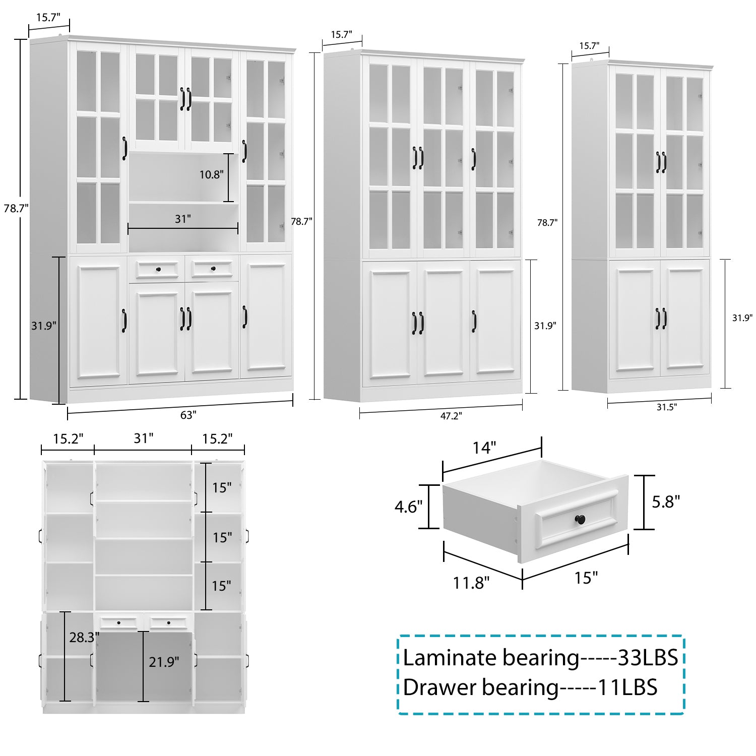 141.7'' Wide 2 - Drawer Filing Storage Cabinet
