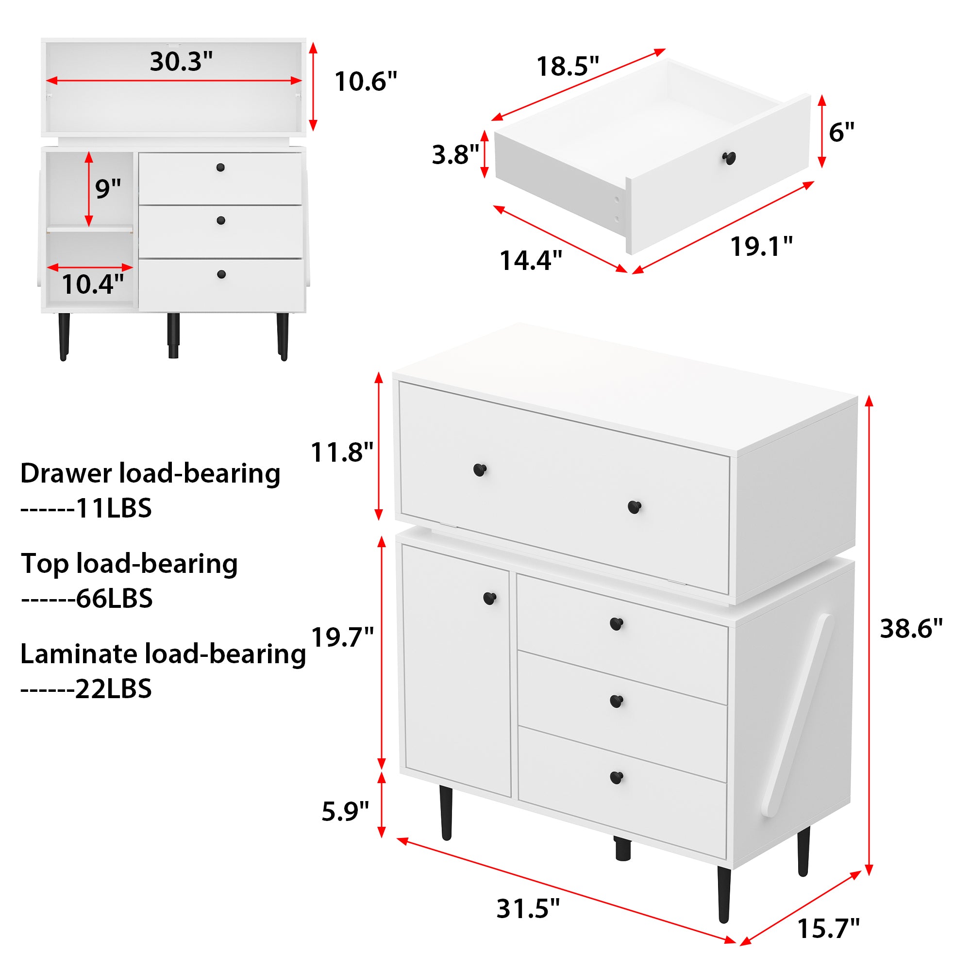 Creative Storage Cabinet With Robot Shape