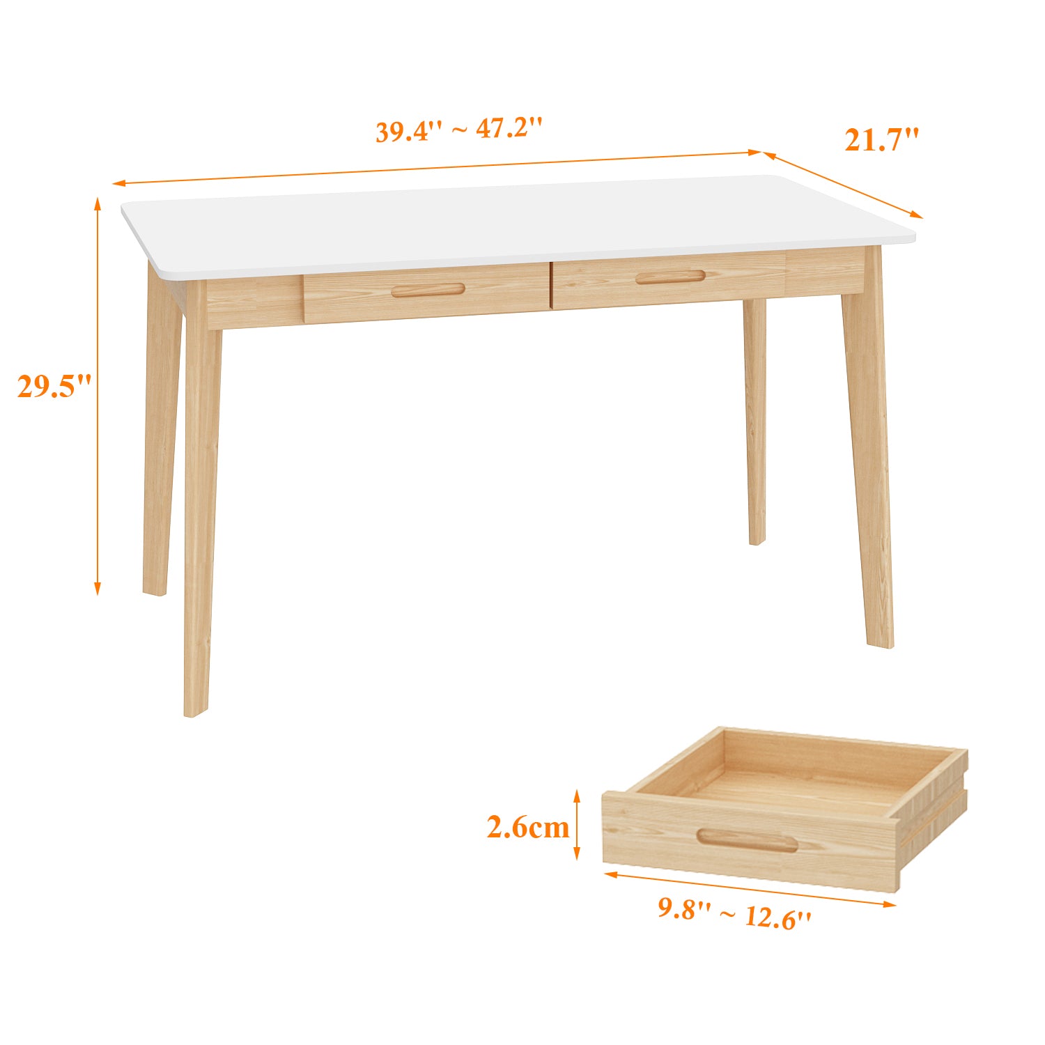 #Color_White&Light brown