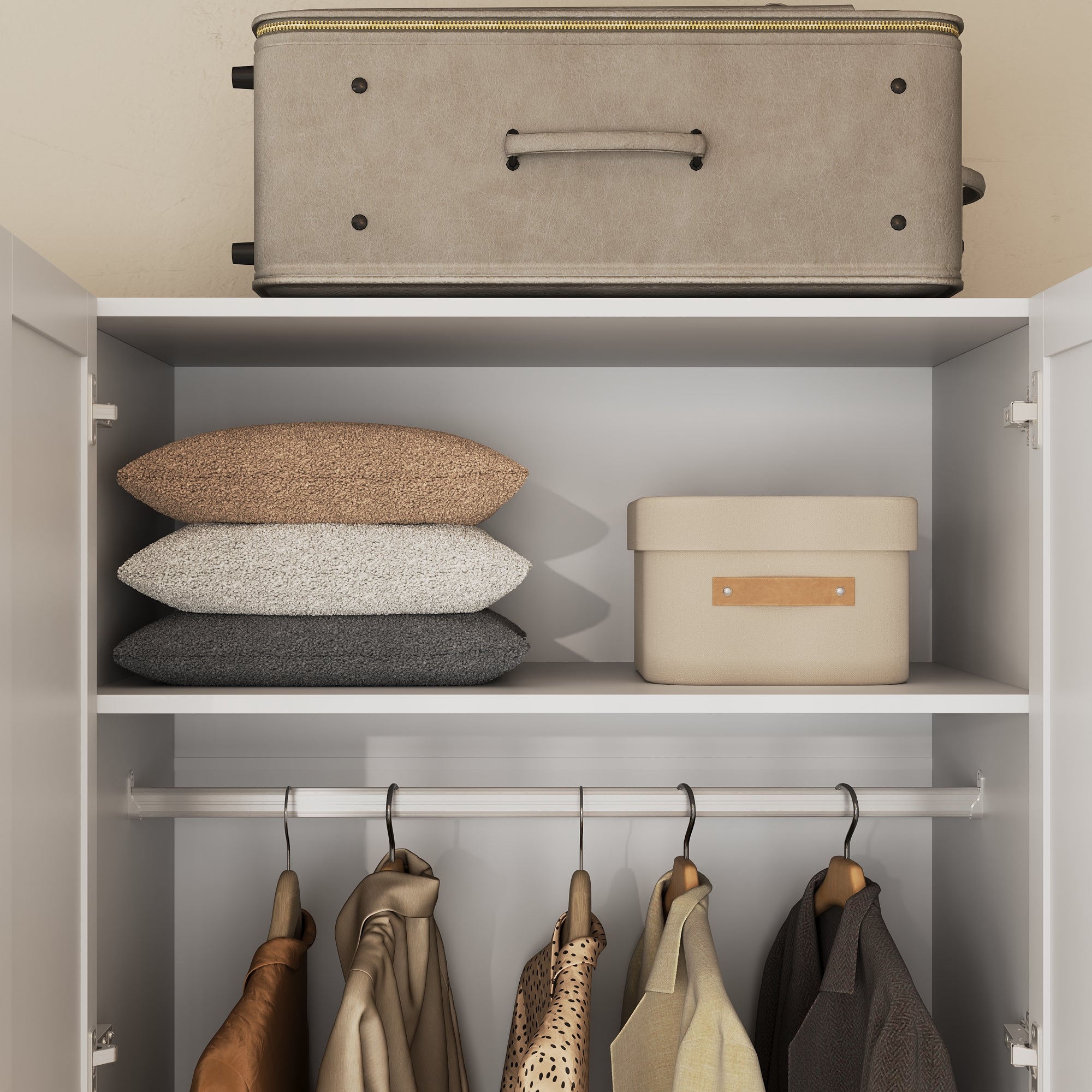 4-Door Wardrobe With Optimized Storage