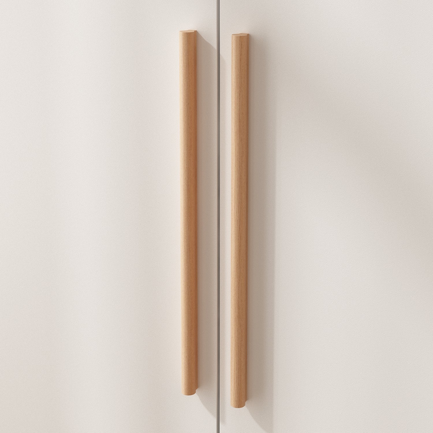 Armoire Solid Wood Clothes Organizer Storage Cabinet 4-Door Wardrobe Family Closet