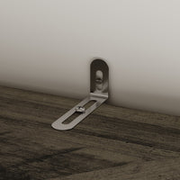 100" Modern Gray Entertainment Center with Storage Cabinets and Open Shelves