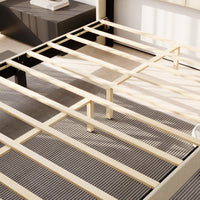 Low Profile Platform Bed With Modern Design, view 12