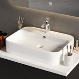 31.6 inches Modern Black Single Bathroom Vanity With Manufactured Wood Top And Interior Shelves