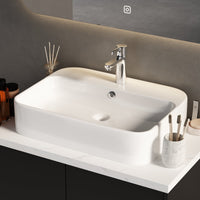 31.6" Modern Black Single Bathroom Vanity With Manufactured Wood Top And Interior Shelves