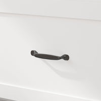 61.8" Modern Minimalist White Fold Out Bed with Power Outlets