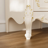 19.7" Elegant Nightstand with 2 Drawers