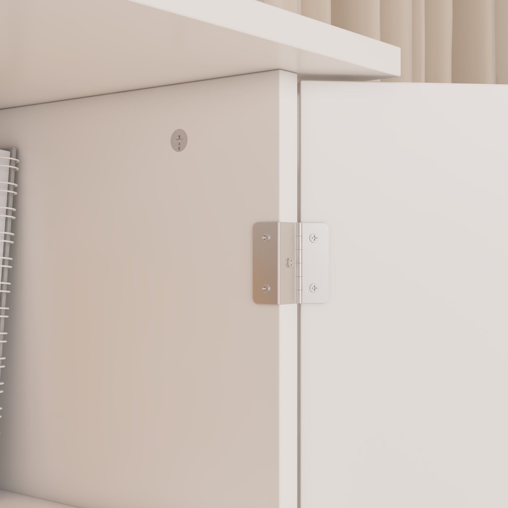 Two Door Craft & Sewing Tables With 8 Baskets And Wheels