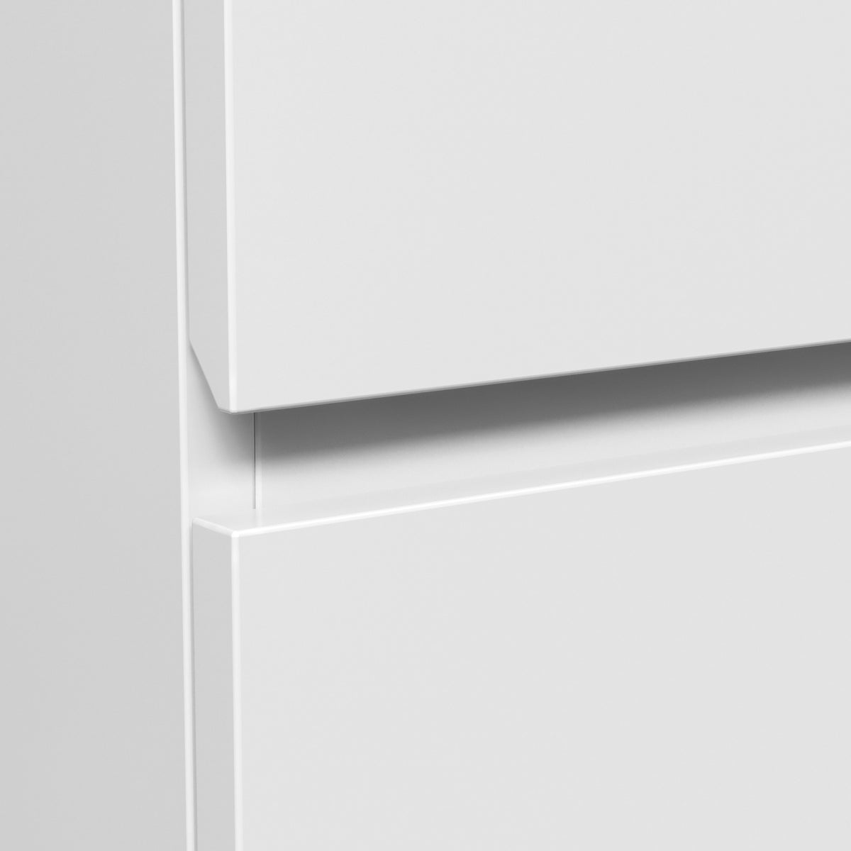 White dresser with jewelry organizer top and 4 drawers