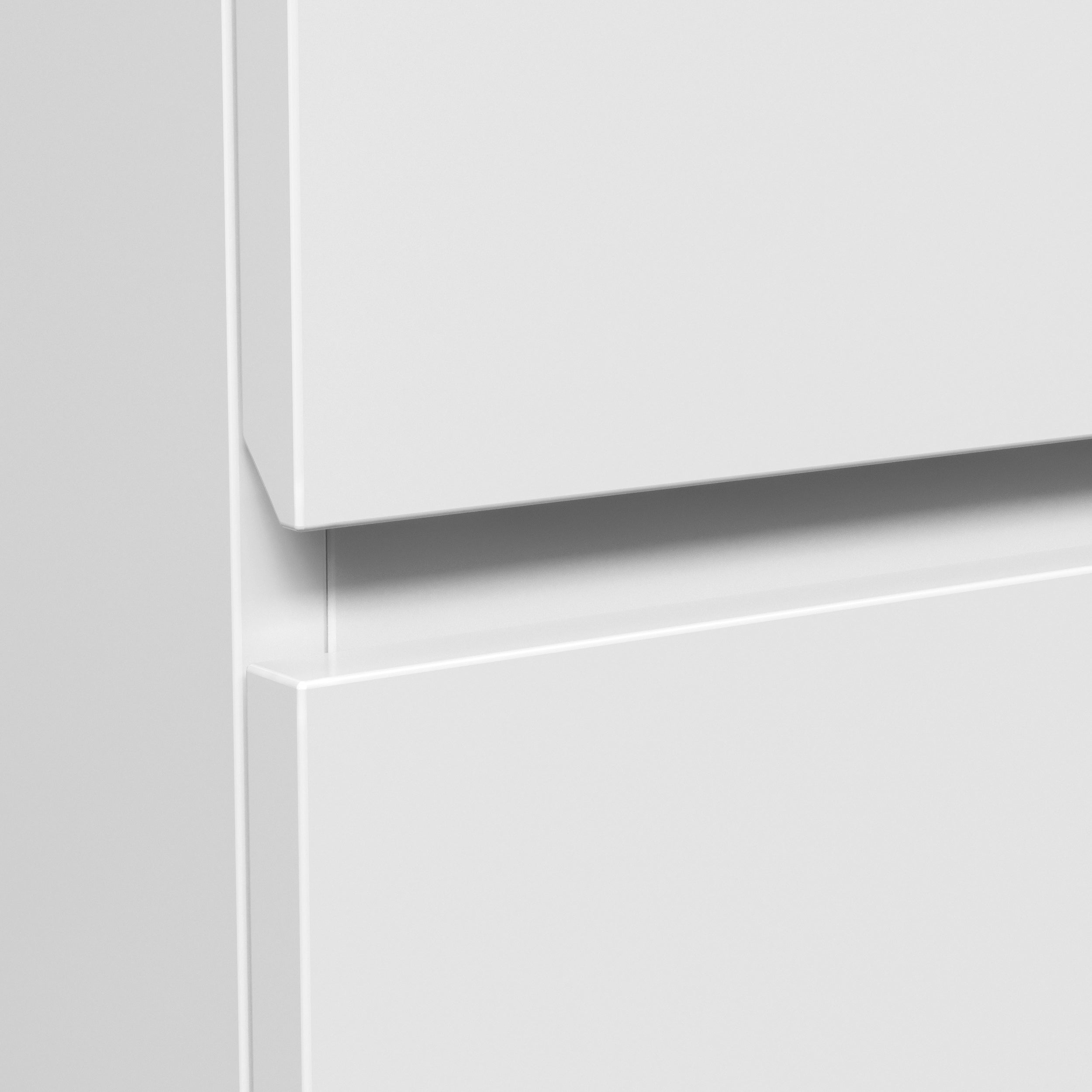 White dresser with jewelry organizer top and 4 drawers