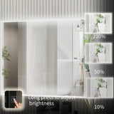 46.1 inch Minimalist Mirror Medicine Cabinet with Lights and Defogger