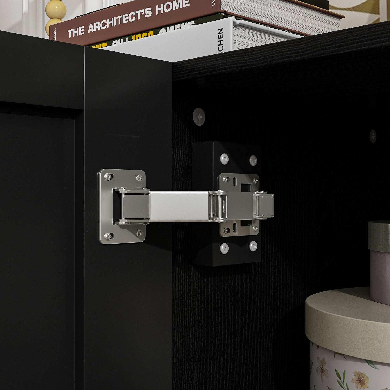 55.1'' W Buffet Cabinet with Storage, Kitchen Sideboard Buffet Table