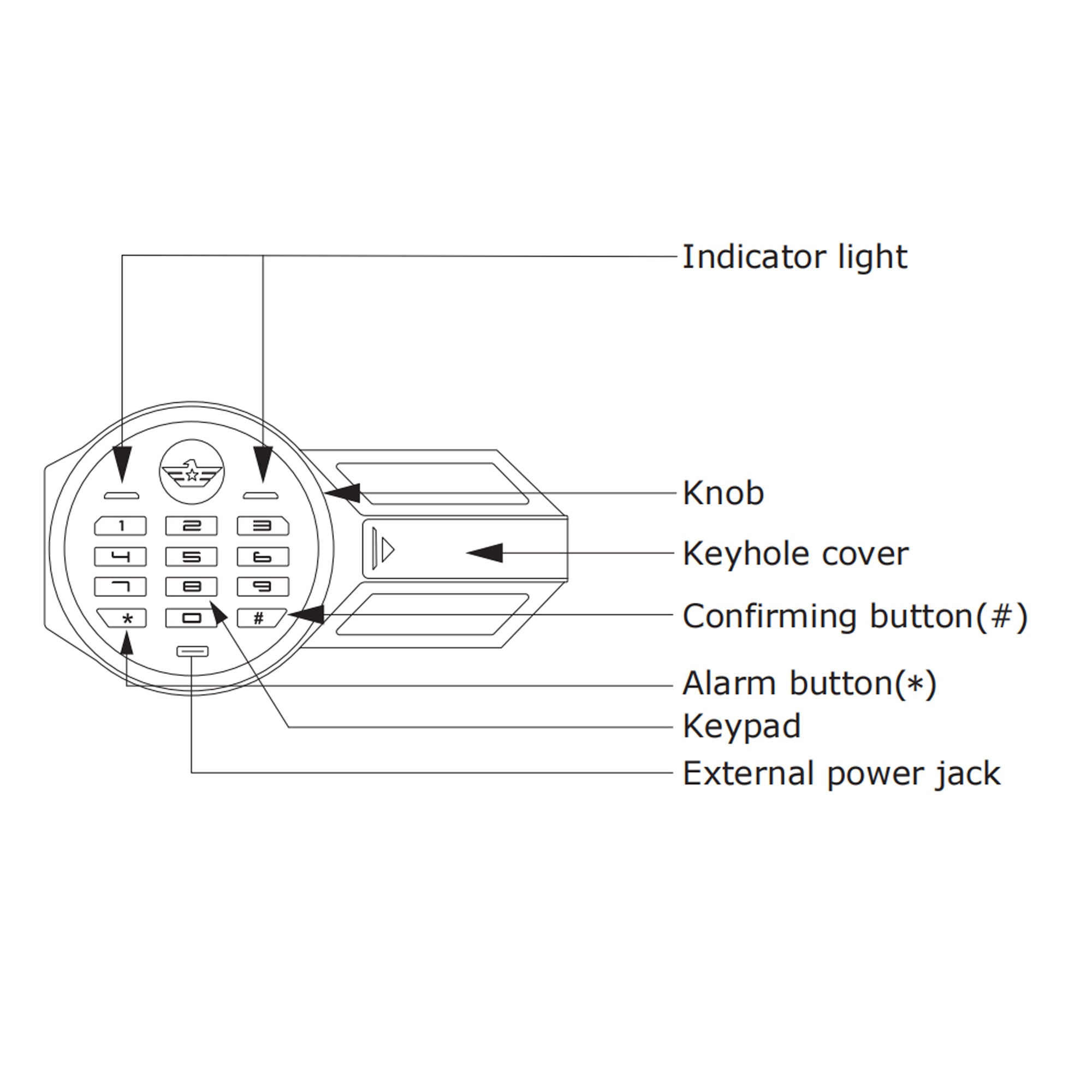 62'' H Storage Cabinet With 39.4'' H Gun Safe With Sensor Light & Pistol Rack & Gun Stock