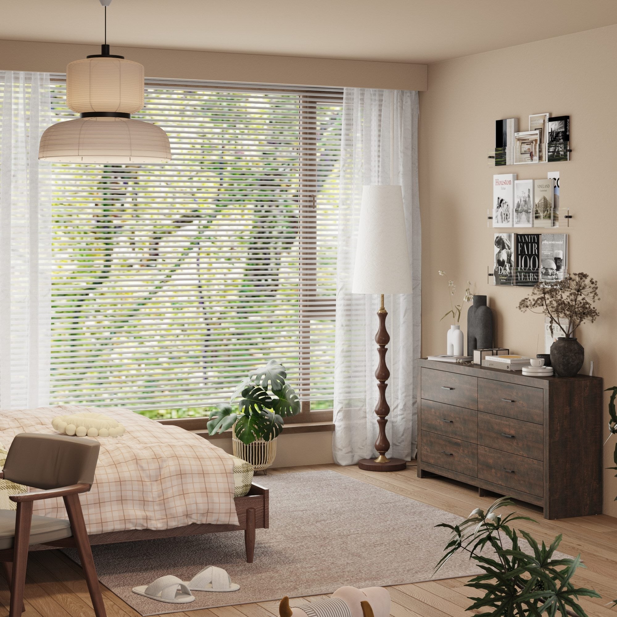 6-Drawer Dresser With Rustic Style