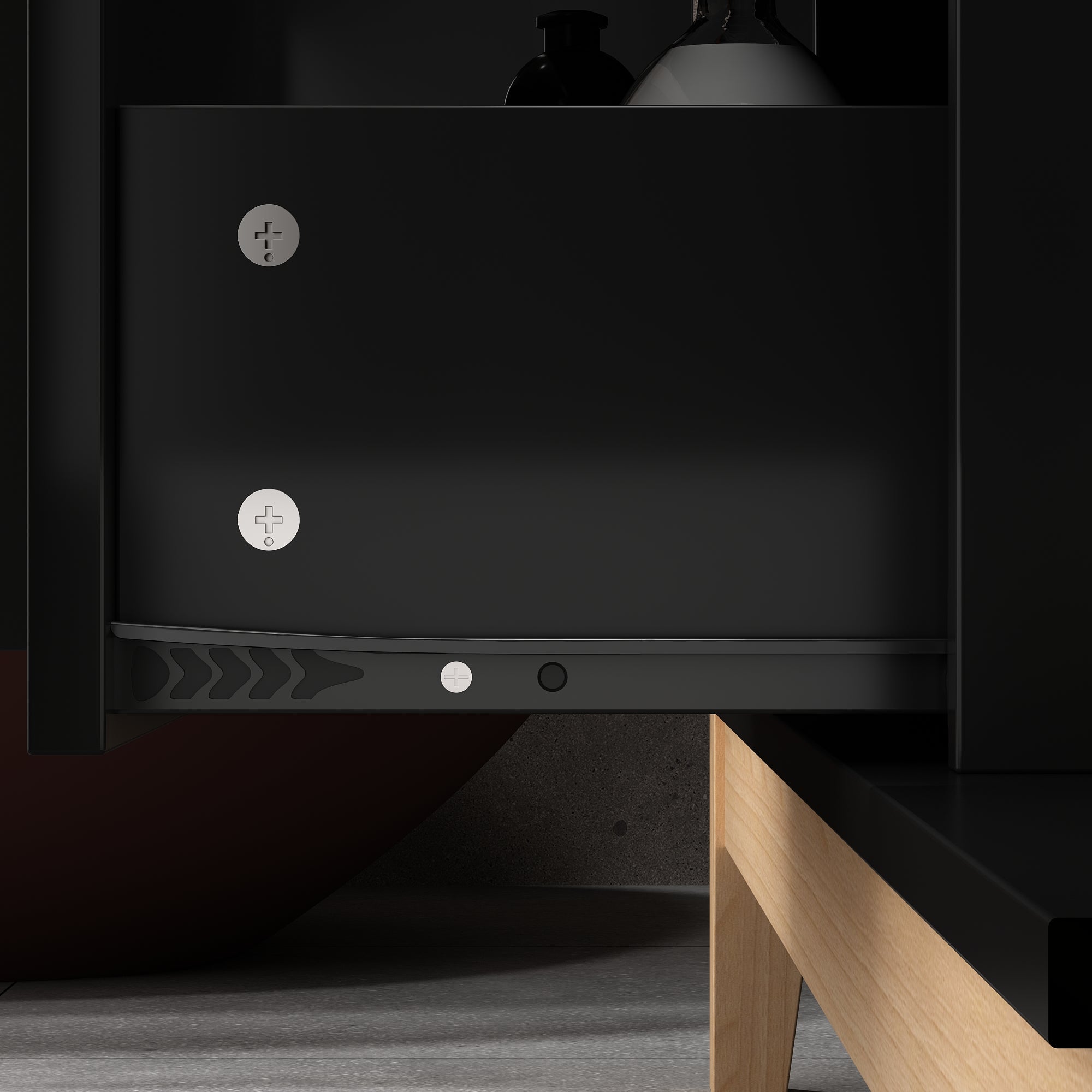 47.2'' Single Bathroom Vanity with Solid + Manufactured Wood Top