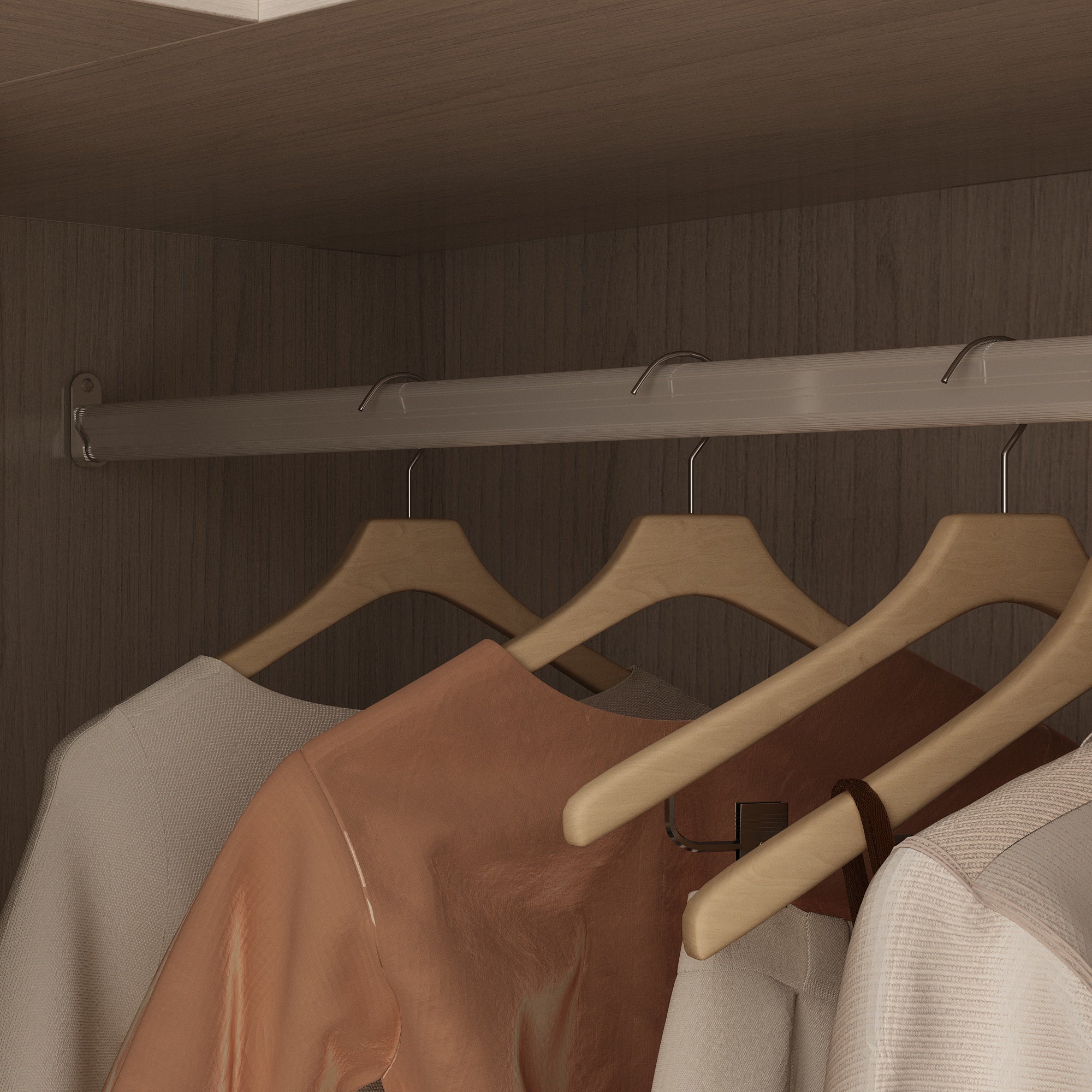 Solid + Manufactured Wood Armoire