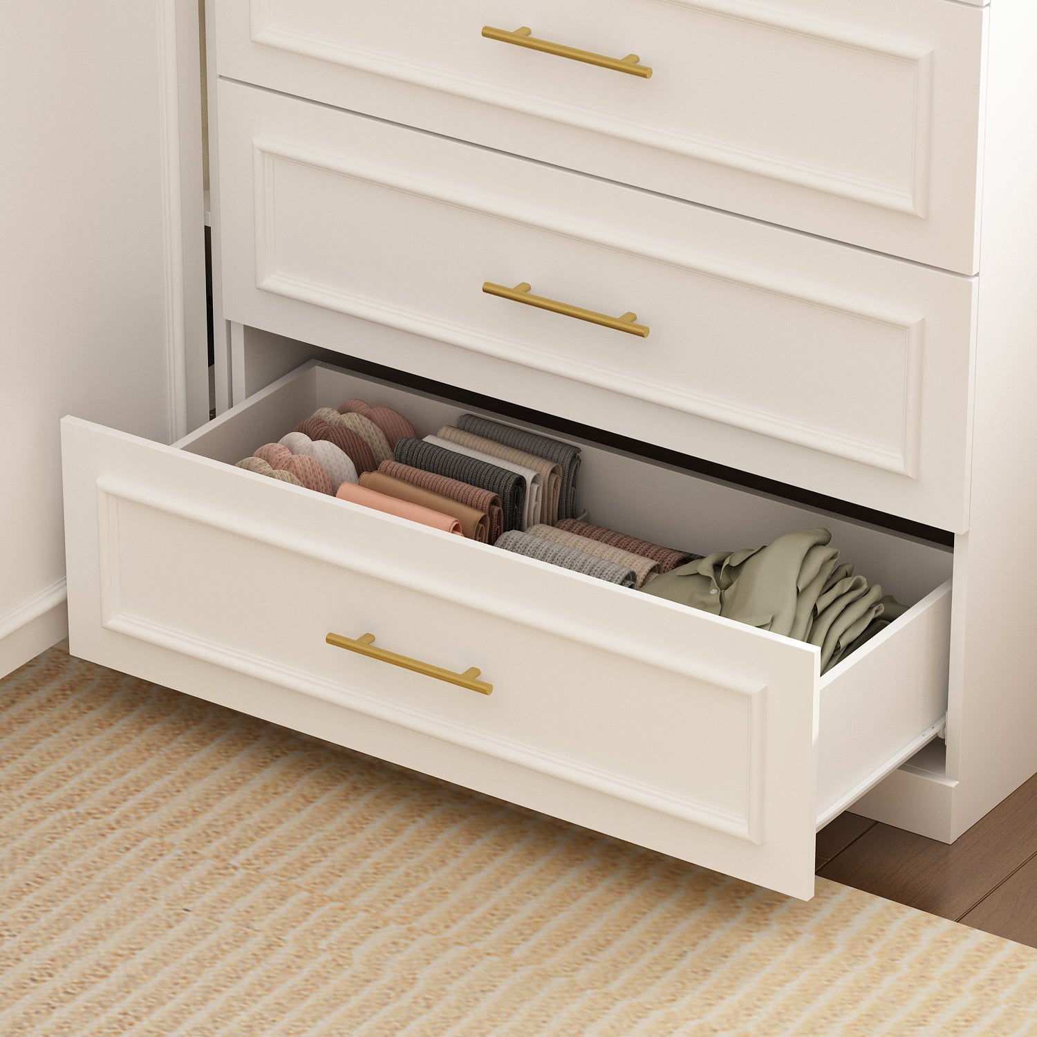 74.9'' H X 79.3'' W Multi-Functional Armoire With Drawers