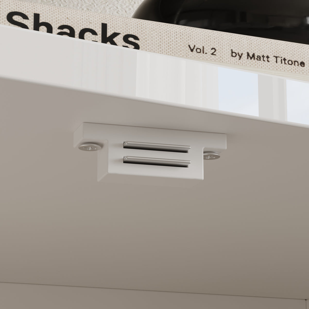 70.9" Modern White TV Stand with Drawer