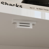 70.9" Modern White TV Stand with Drawer
