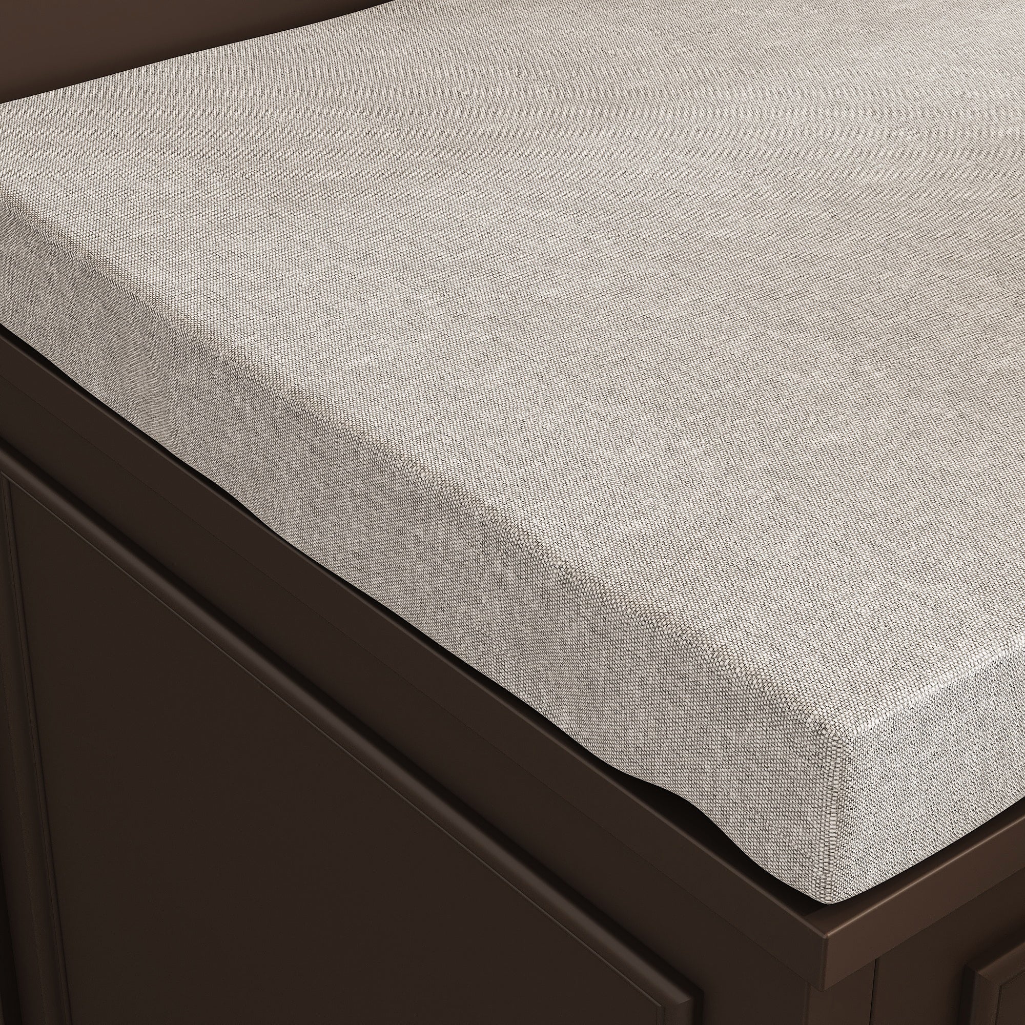 12-Drawer Closet Island With Built-In Shoe Bench