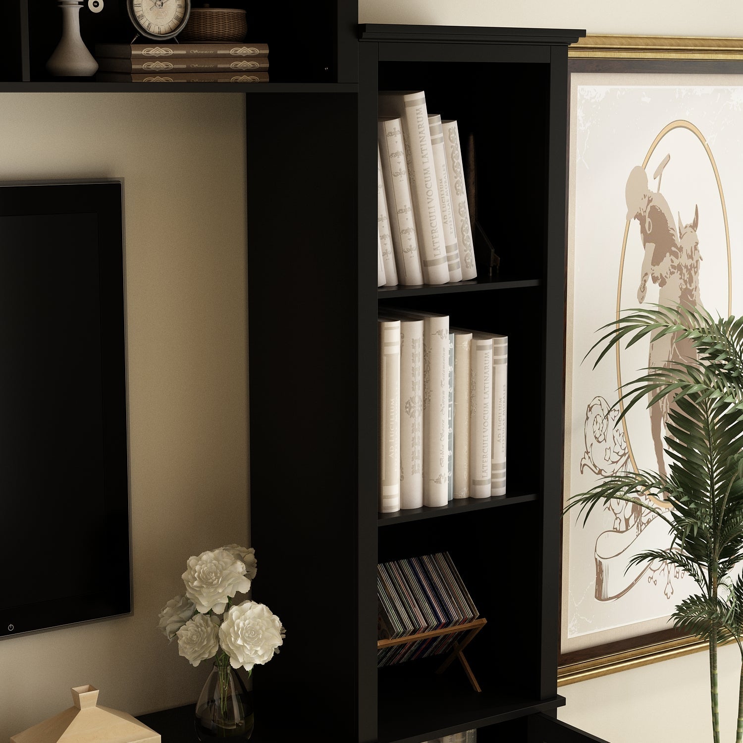 TV Bench Large Entertainment Center