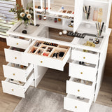 #Color_White/Glass Tabletop