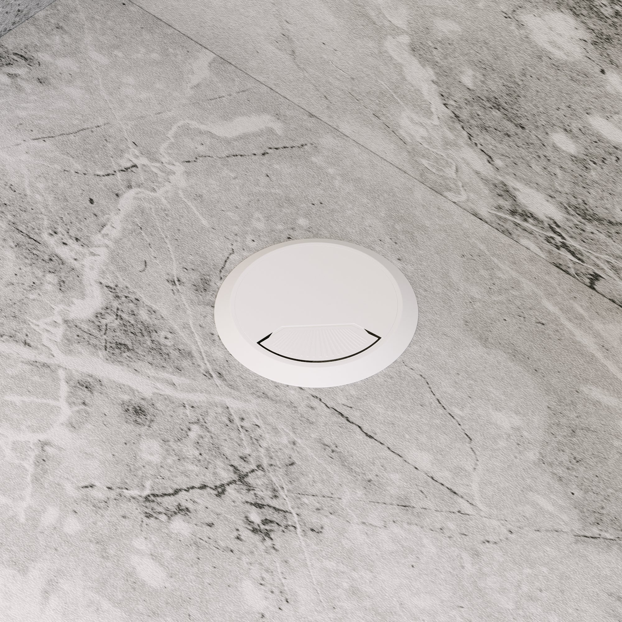 L-Shaped Reception Desk with Large Storage Filing Cabinets