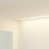 Elegant Bathroom Cabinet With Glass Doors & Smart LED Light