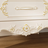 19.7" Elegant Nightstand with 2 Drawers