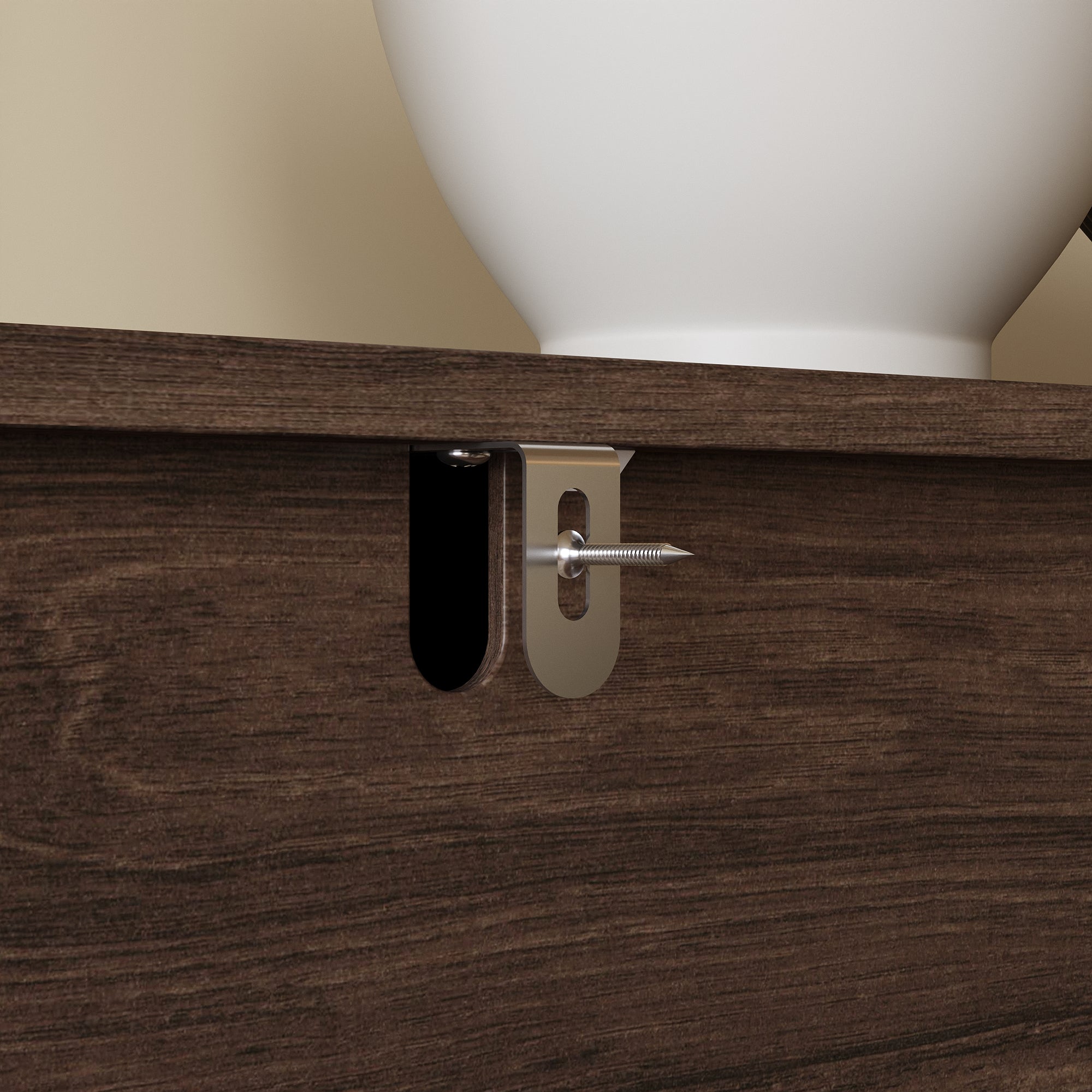 Accent Cabinet With Tempered Glass Door